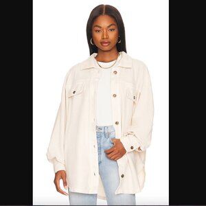 Free People Champagne Dreams White Ruby Jacket M